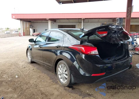 2015 Hyundai Elantra Se from USA, damaged, VIN KMHDH4AE5FU436478
